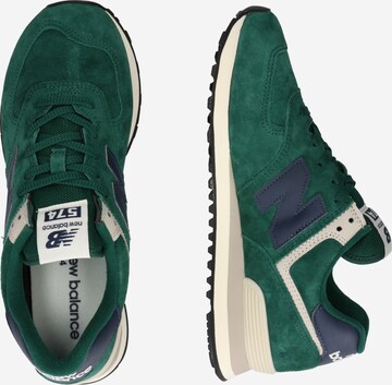 Baskets basses '574' new balance en vert