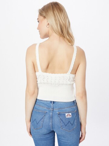 Pepe Jeans Knitted top 'BEVERLE' in White