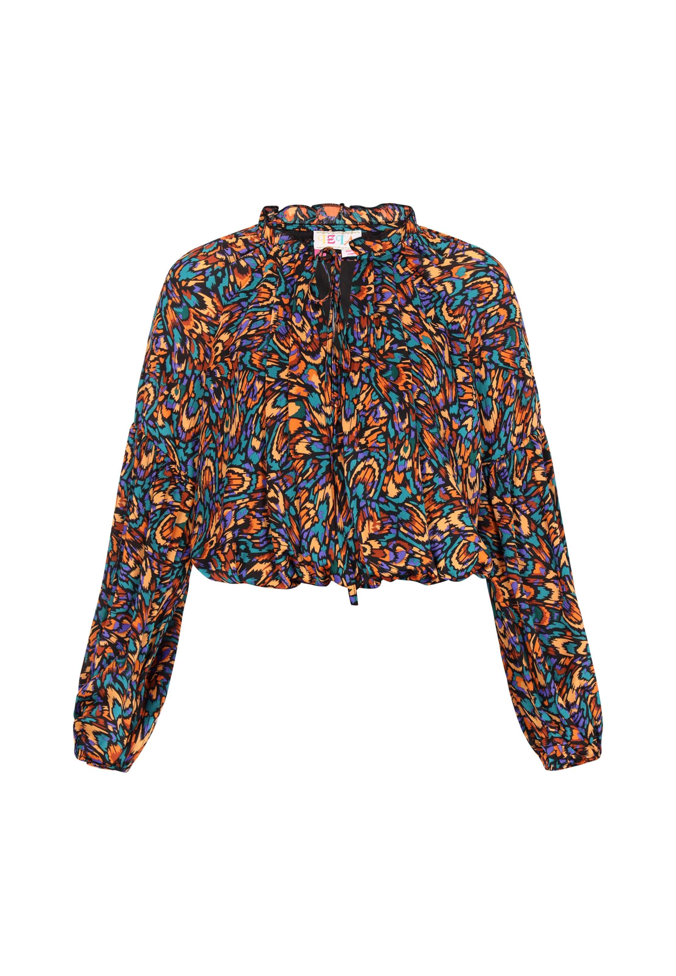 IZIABluza - zelena boja: prednji dio