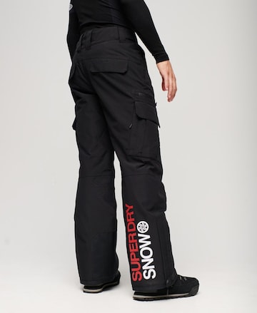 Superdry Regular Workout Pants in Black