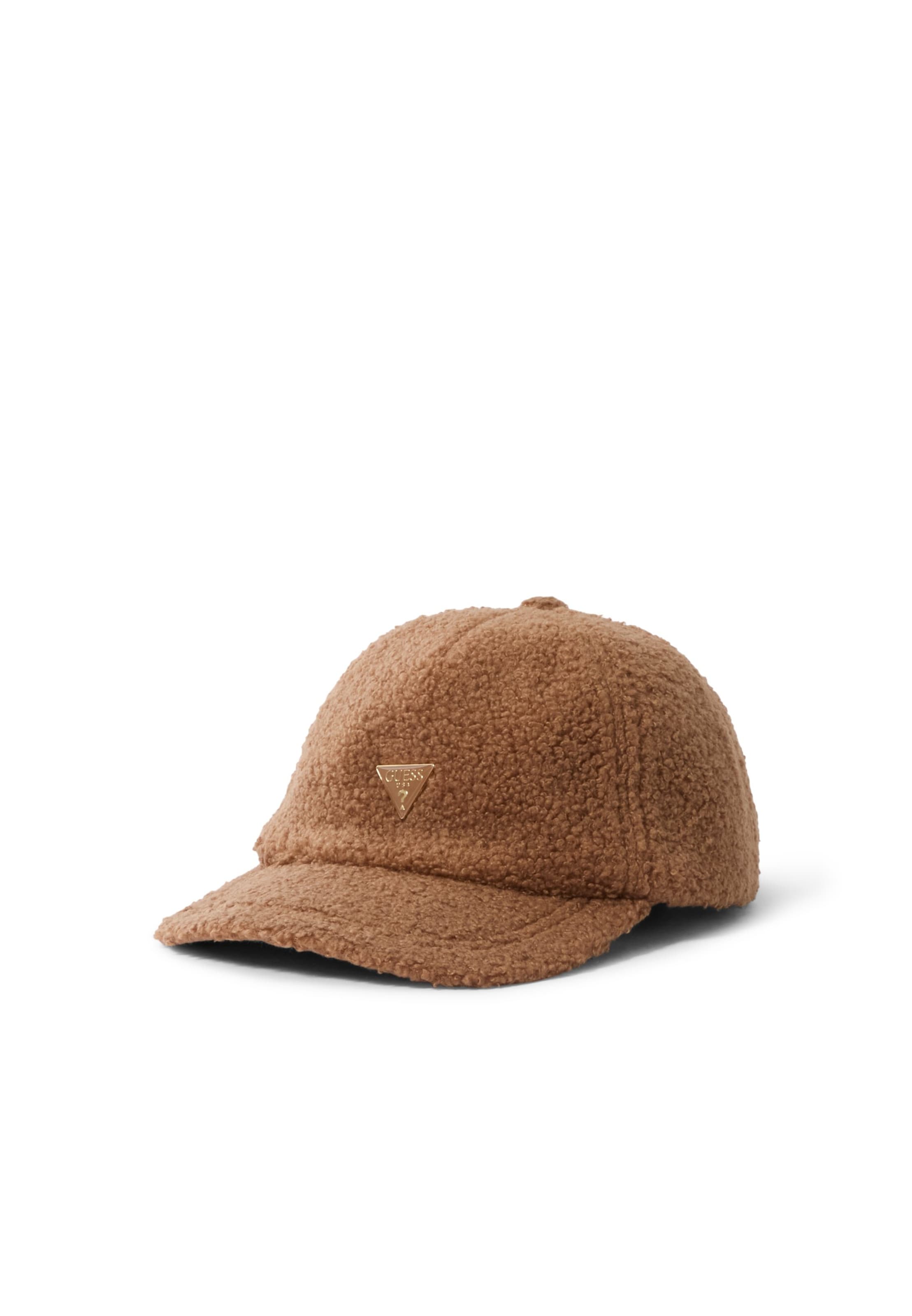 GUESS - Gorra en marrón: frente