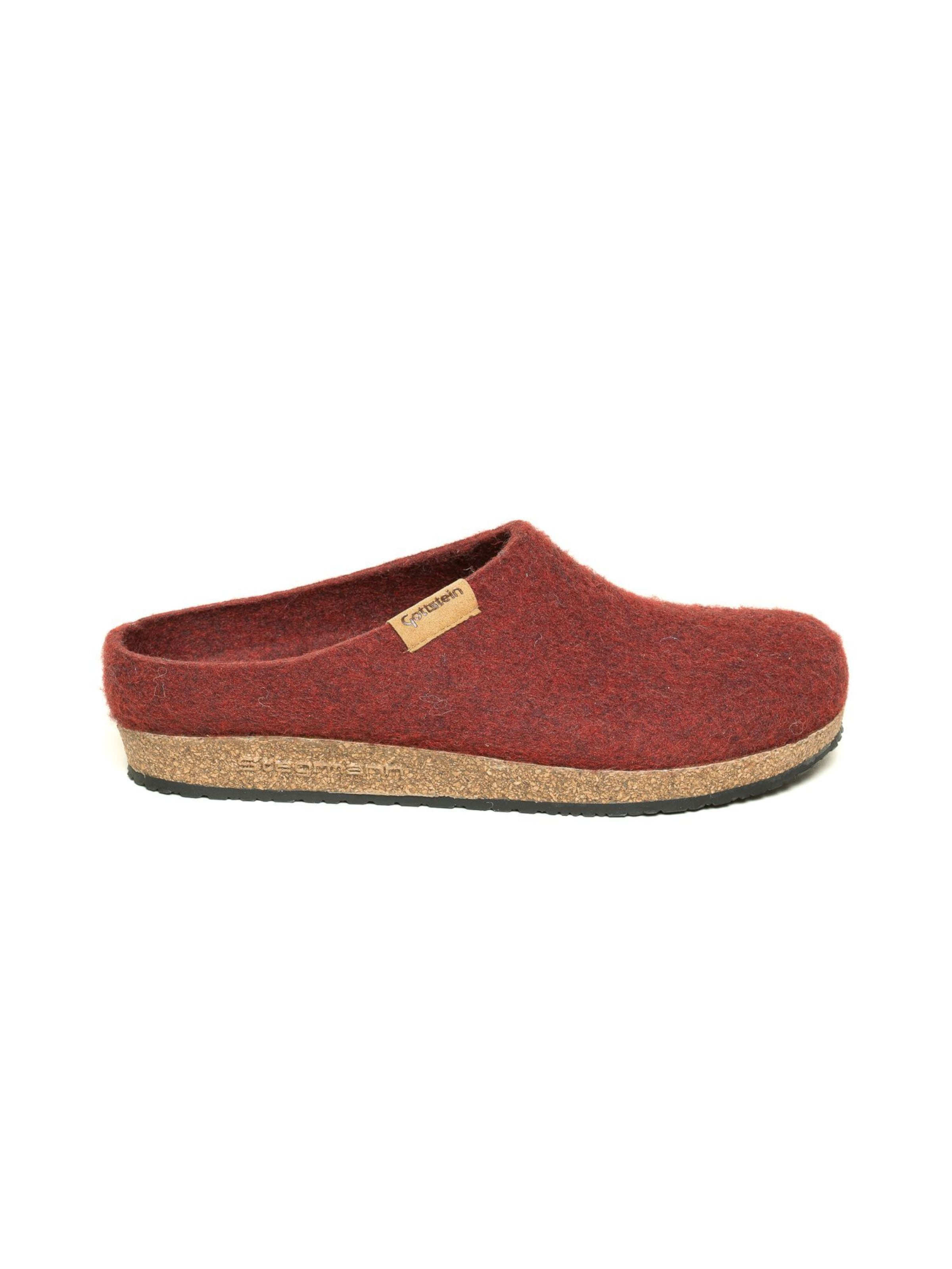 Stegmann Clogs 'Filzclogs Stegmann 208' in Red