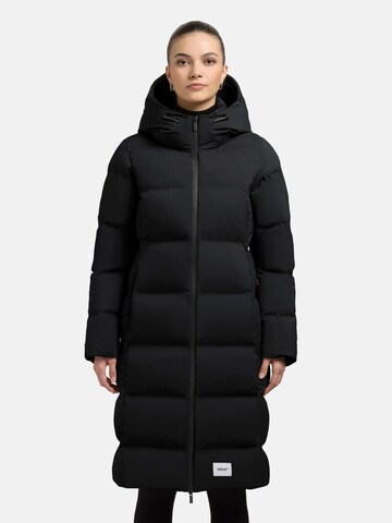 khujo Mantel 'Finnie3' in Schwarz: Vorderseite