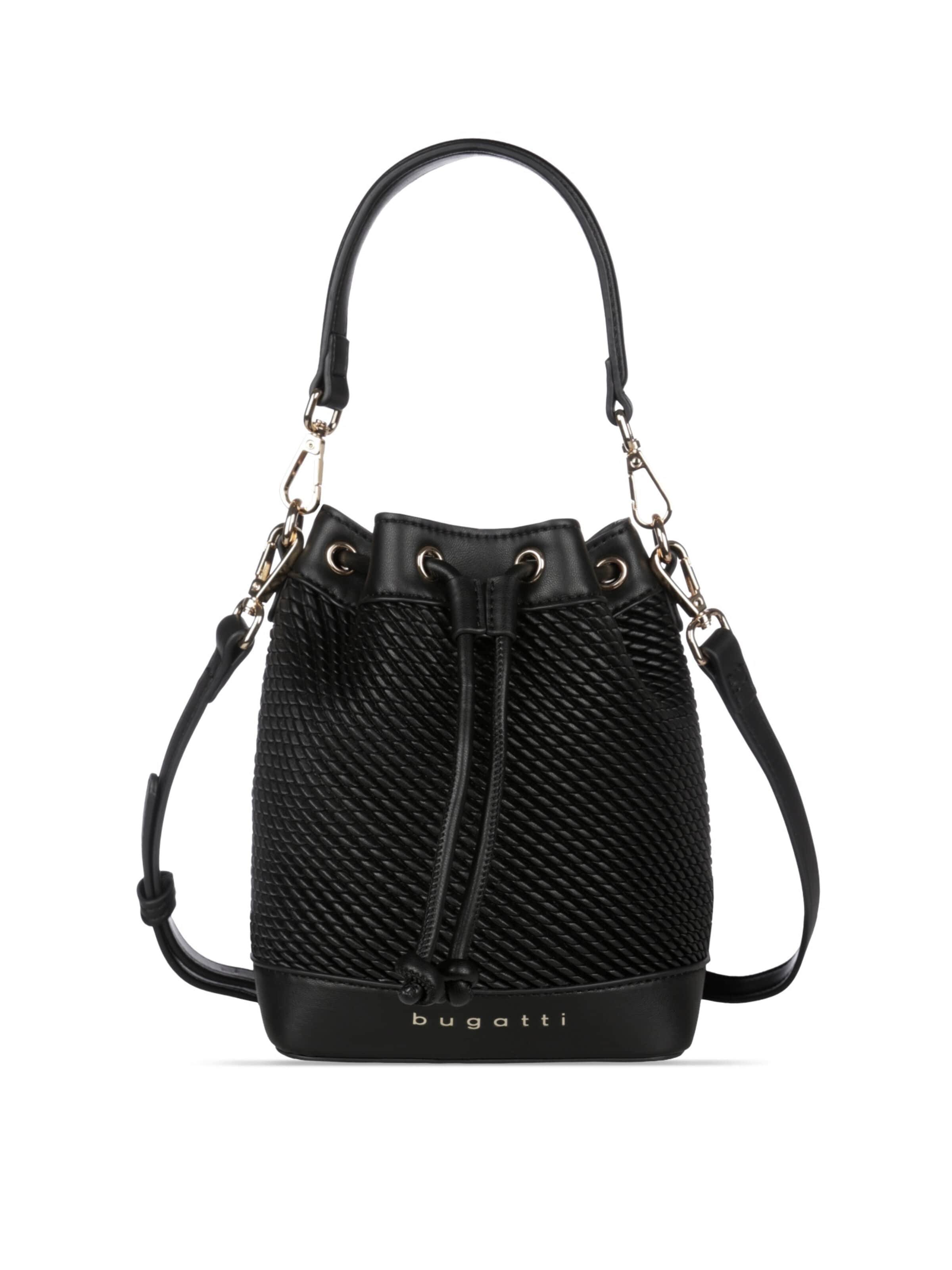 Borsa a mano 'JULICE' di bugatti in nero: frontale