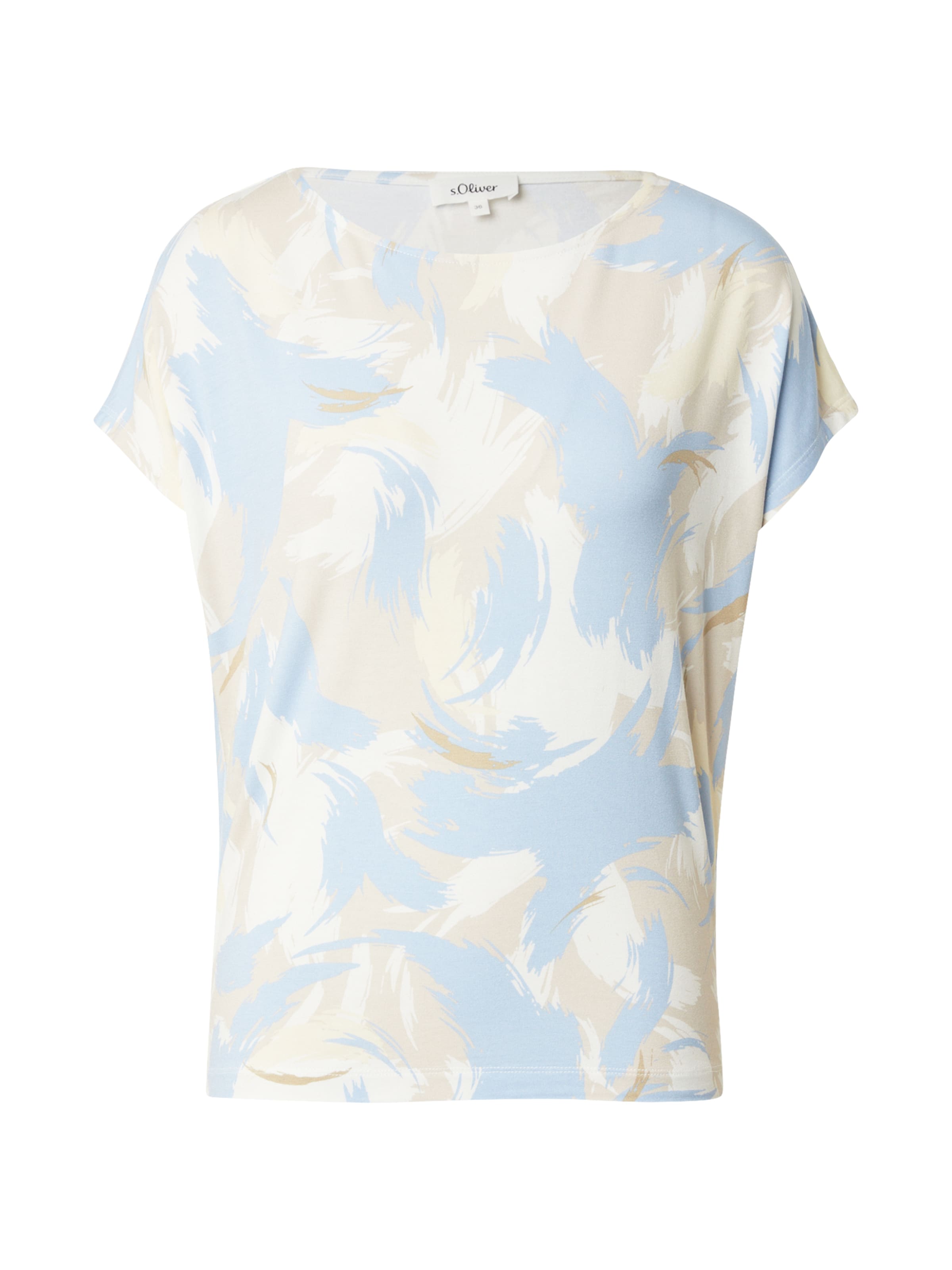 s.Oliver Koszulka w kolorze beżowy: przód