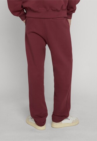 Ecko Unlimited - Loosefit Calças em vermelho