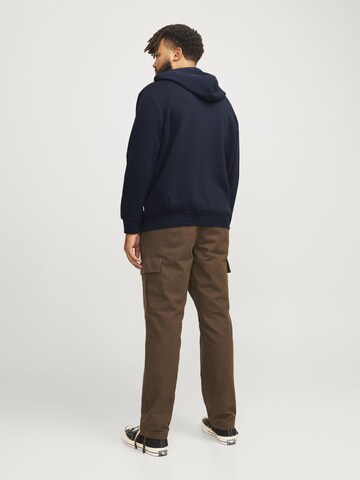 Jack & Jones Plus - Sudadera 'JJECorp' en azul