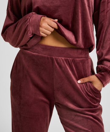 Hunkemöller Pyjamahose in Rot