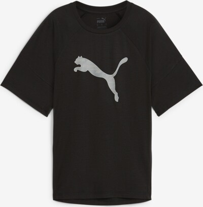 PUMA T-shirt fonctionnel 'Evostripe' en gris clair / noir, Vue avec produit