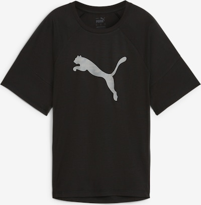 PUMA Functioneel shirt 'Evostripe' in de kleur Lichtgrijs / Zwart, Productweergave