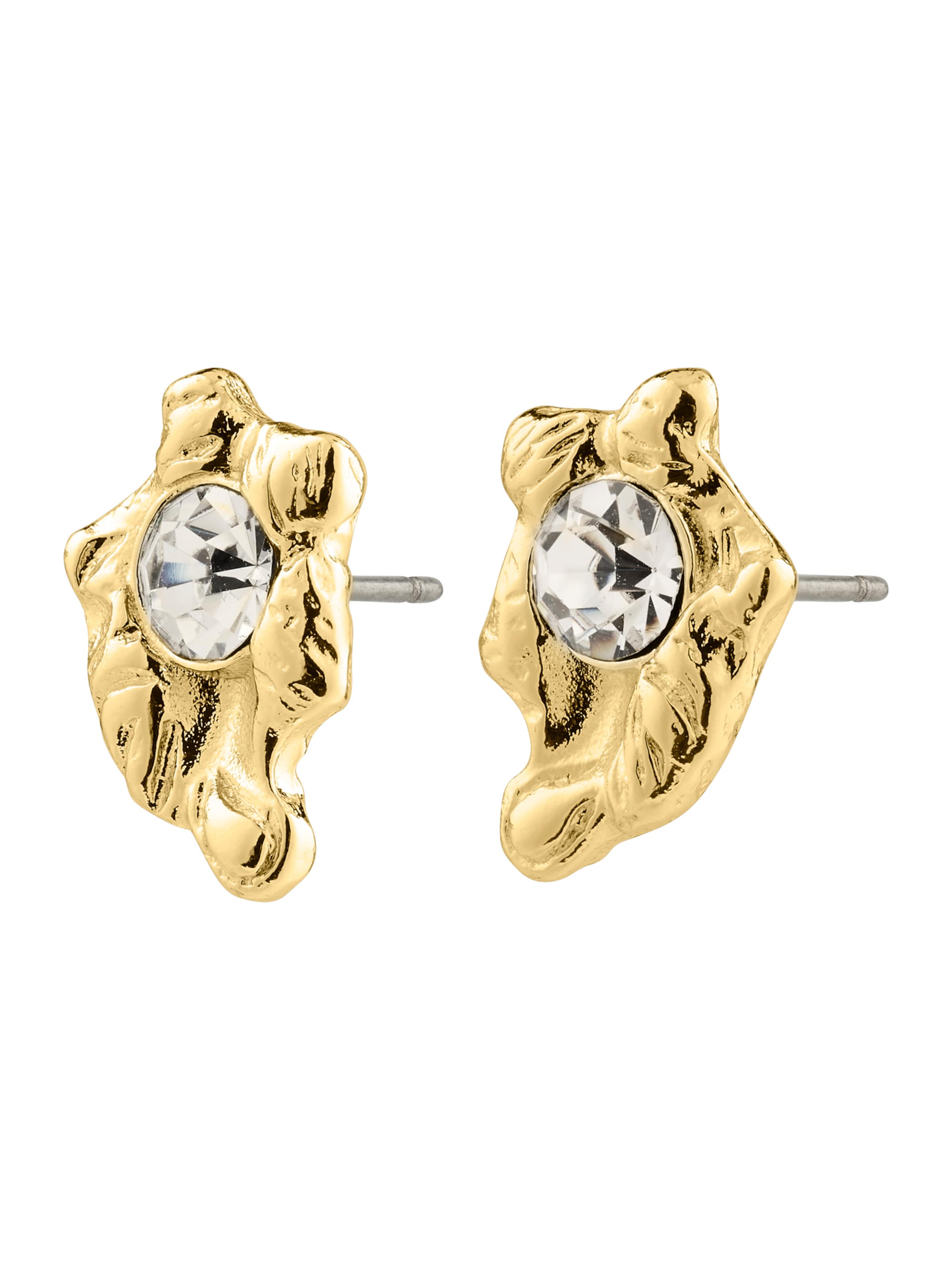 Pilgrim Náušnice 'Aias' – zlatá: přední strana