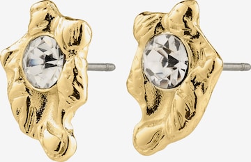 Boucles d'oreilles 'Aias' Pilgrim en or : devant