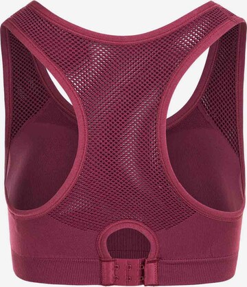 Athlecia Bustier Sport-BH 'Rosemary' in Rot
