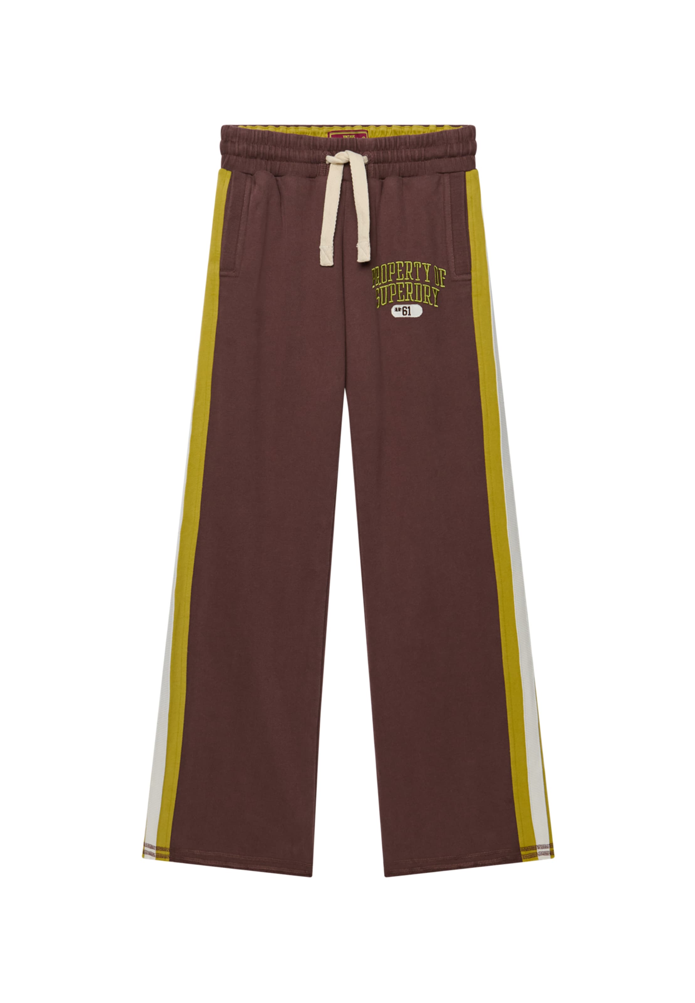 Superdry & Co Broek in Bruin: voorkant