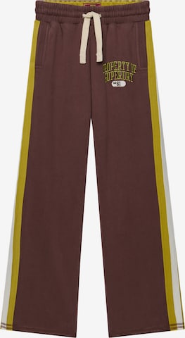 Pantalon Superdry & Co en marron : devant