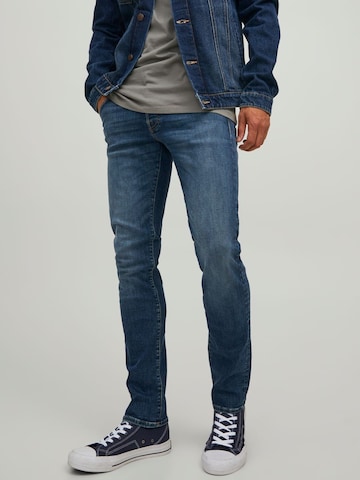 JACK & JONES Slimfit Jeans 'JJGlenn JJFox' in Blauw: voorkant