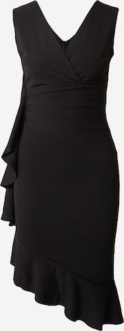 Sistaglam Cocktail Dress in Black: front