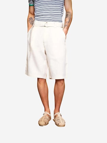 Baggy Pantalon chino Giesto en beige : devant