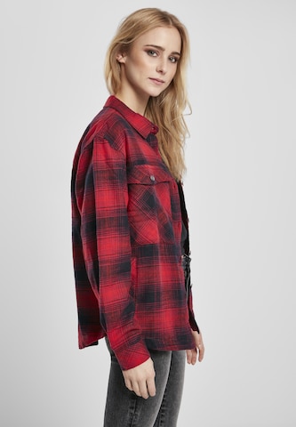 Camicia da donna di Urban Classics in rosso