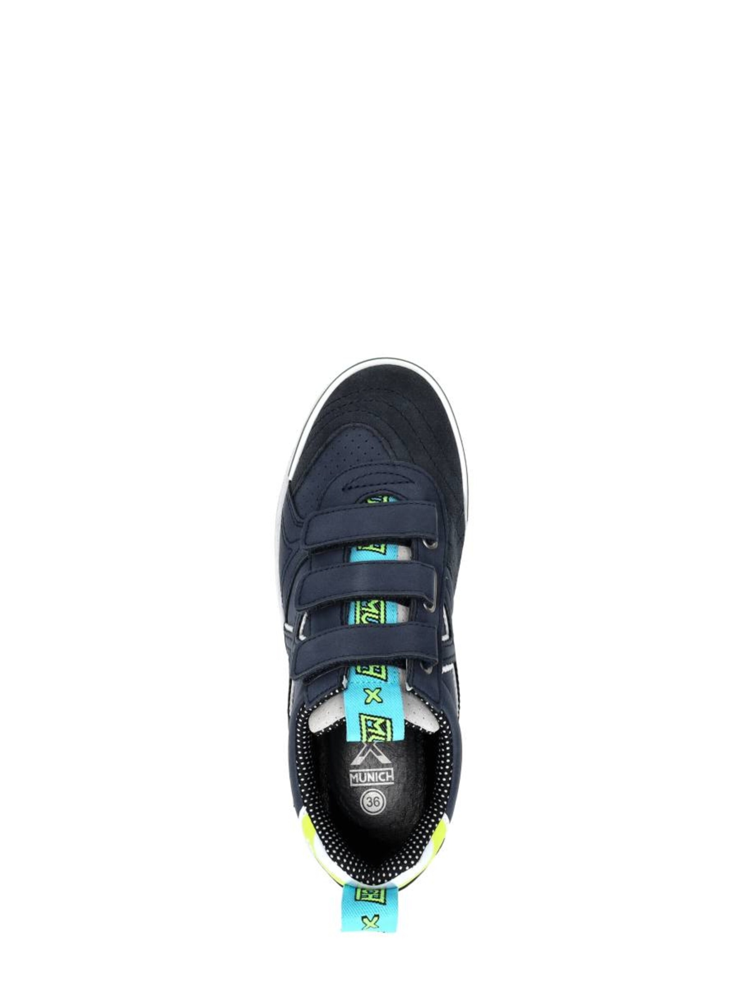 MUNICH Sneakers 'Klittenband Laag' in Blauw