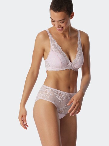 SCHIESSER Triangel BH ' Soft Lace ' in Roze