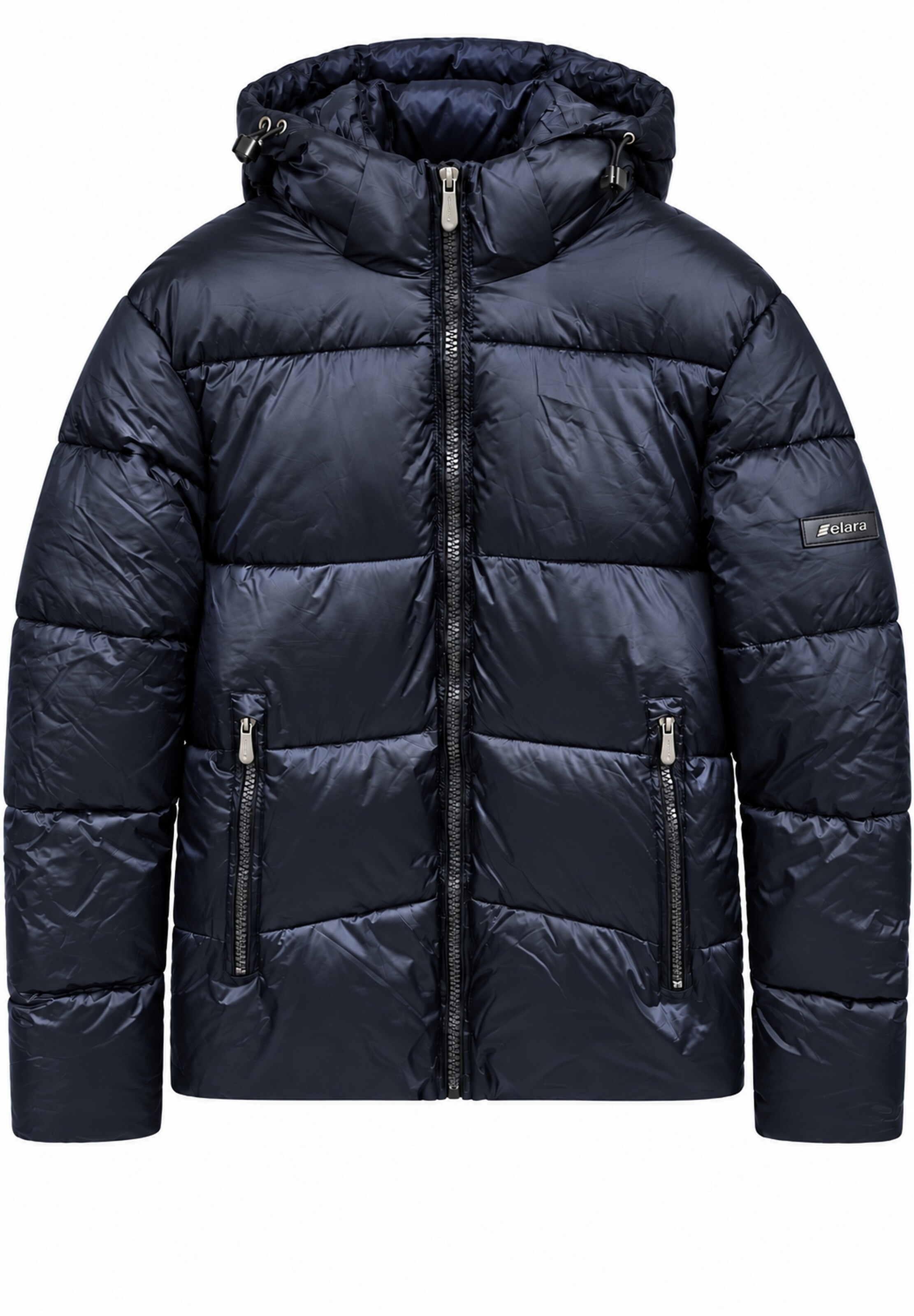 Elara Winterjas in Blauw: voorkant
