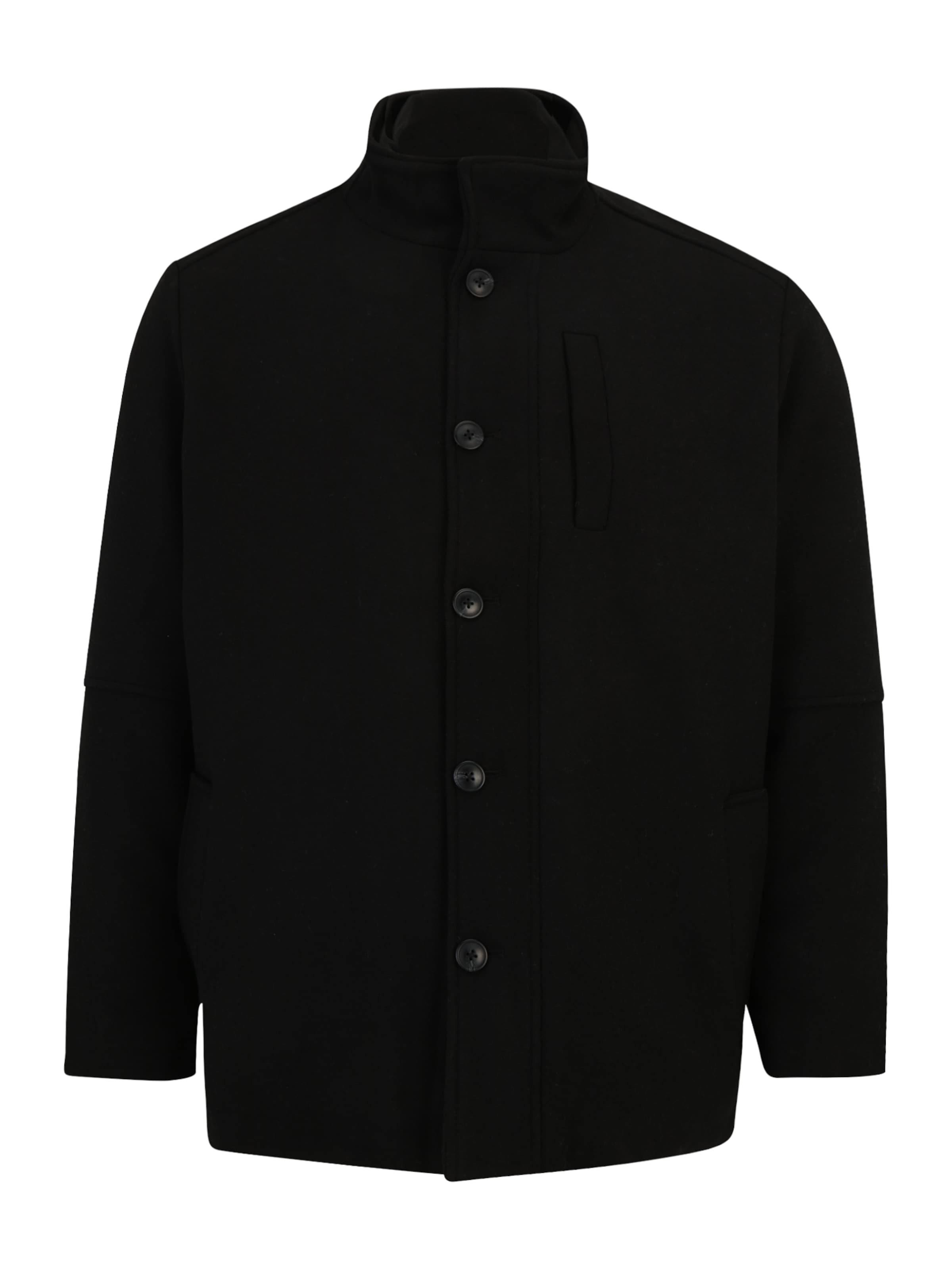 Jack & Jones Plus Overgangsjakke 'JPRDuane' i sort: forside