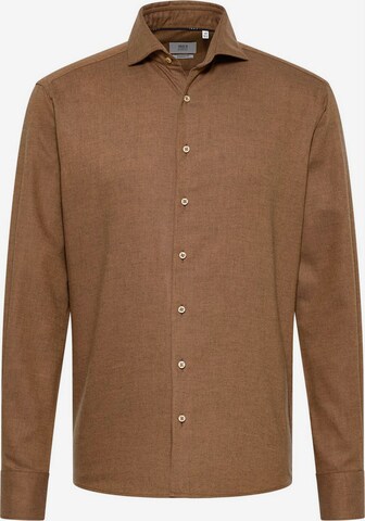 ETERNA Button Up Shirt in Brown: front