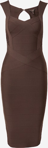 Lipsy Платье в Коричневый: спереди