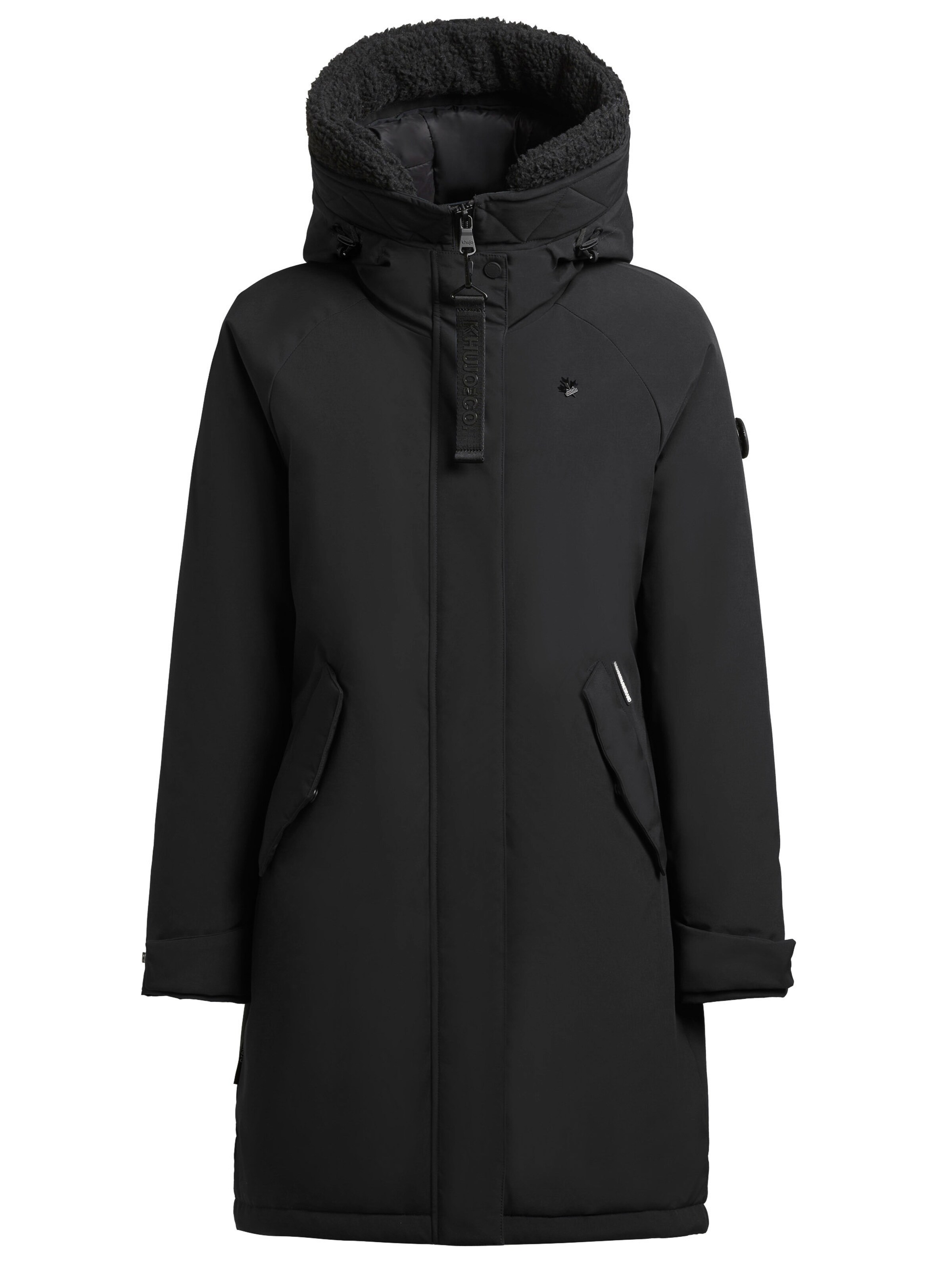 khujo Winter coat 'Semie3' in Black: front