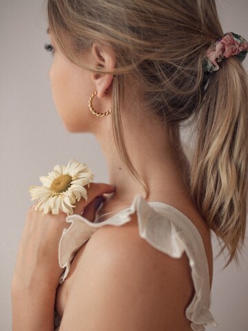 Hey Happiness - Pendientes 'Torsade' en oro