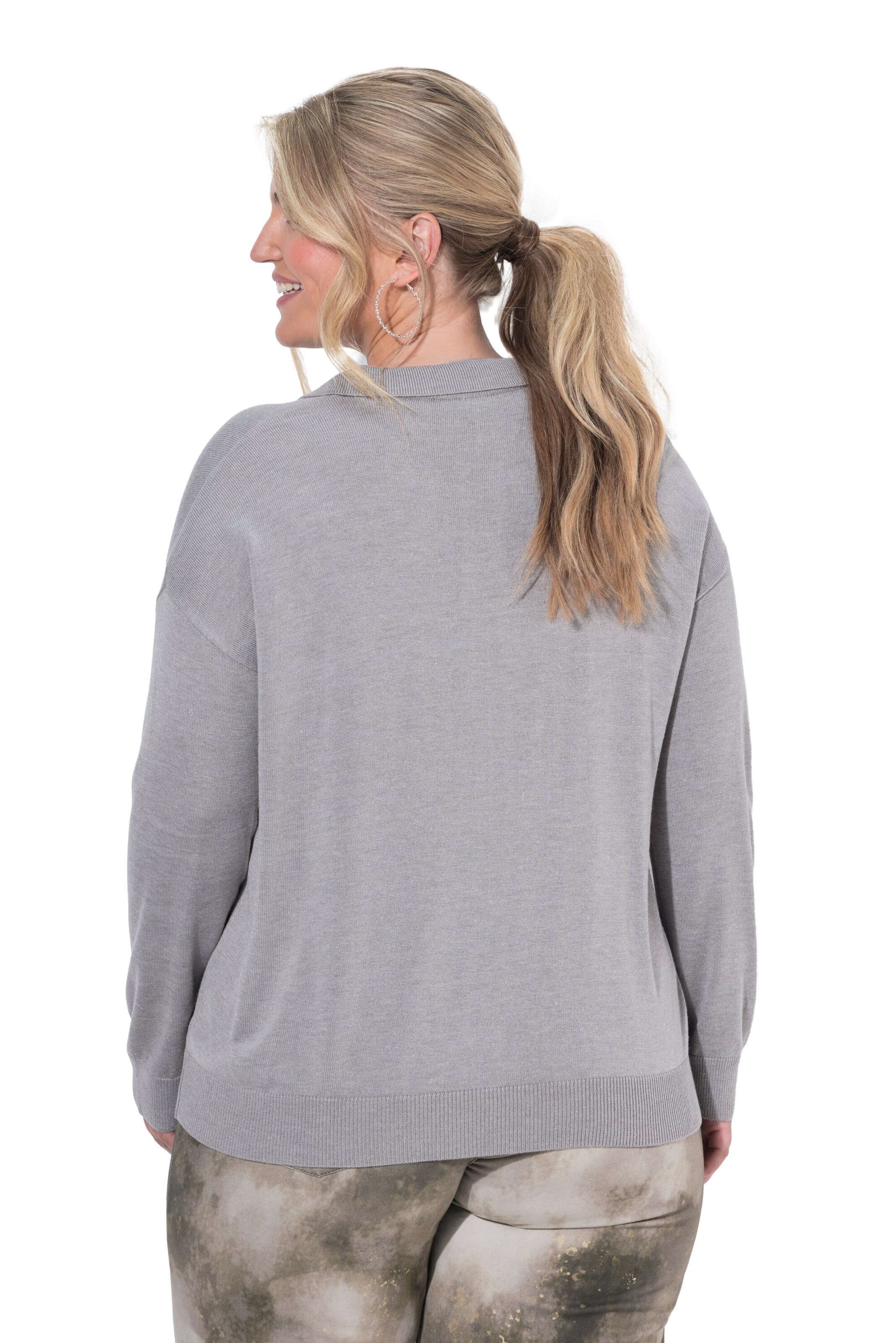 MIAMODA Sweater in Grey
