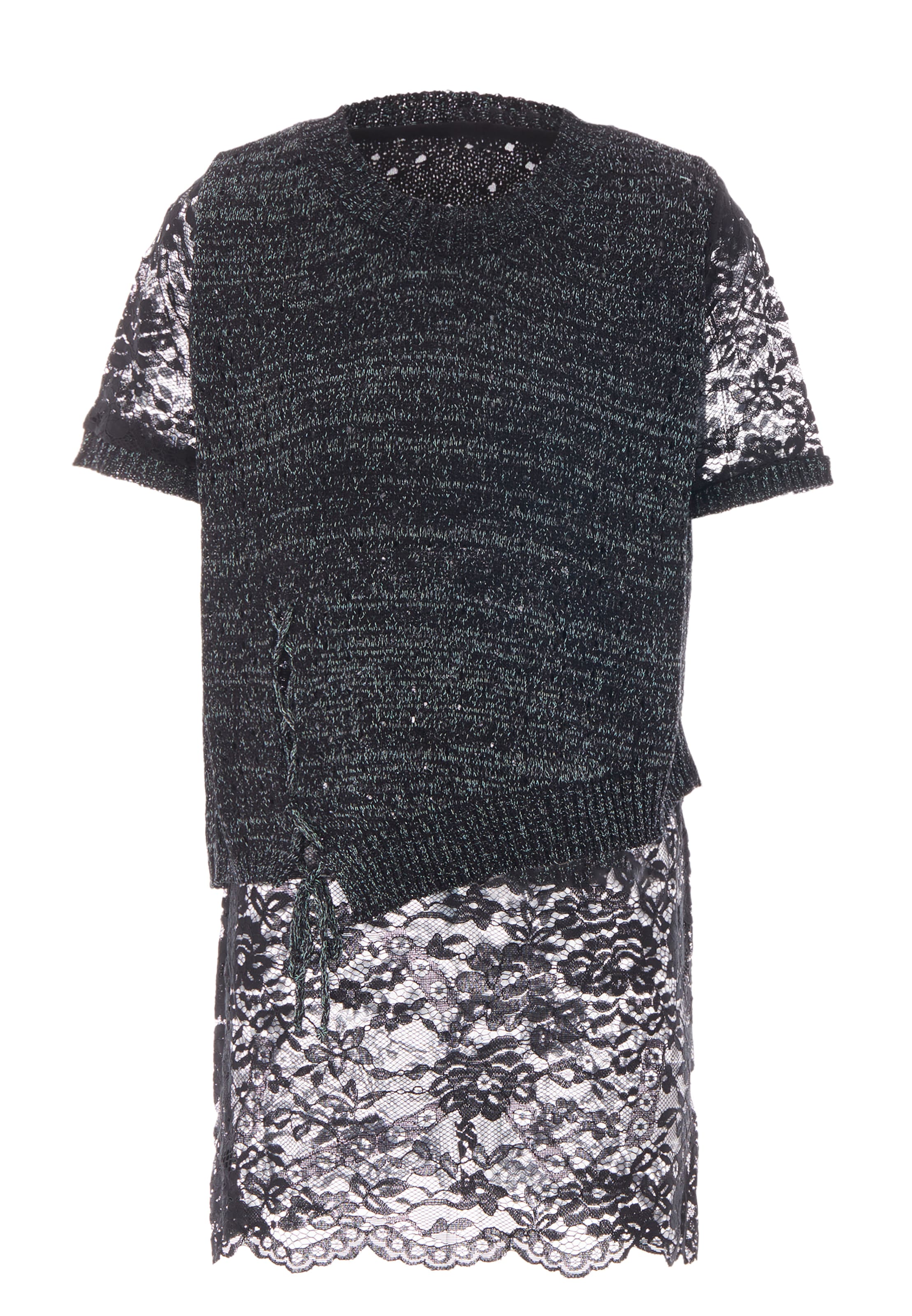 paino Pullover in Schwarz: Vorderseite