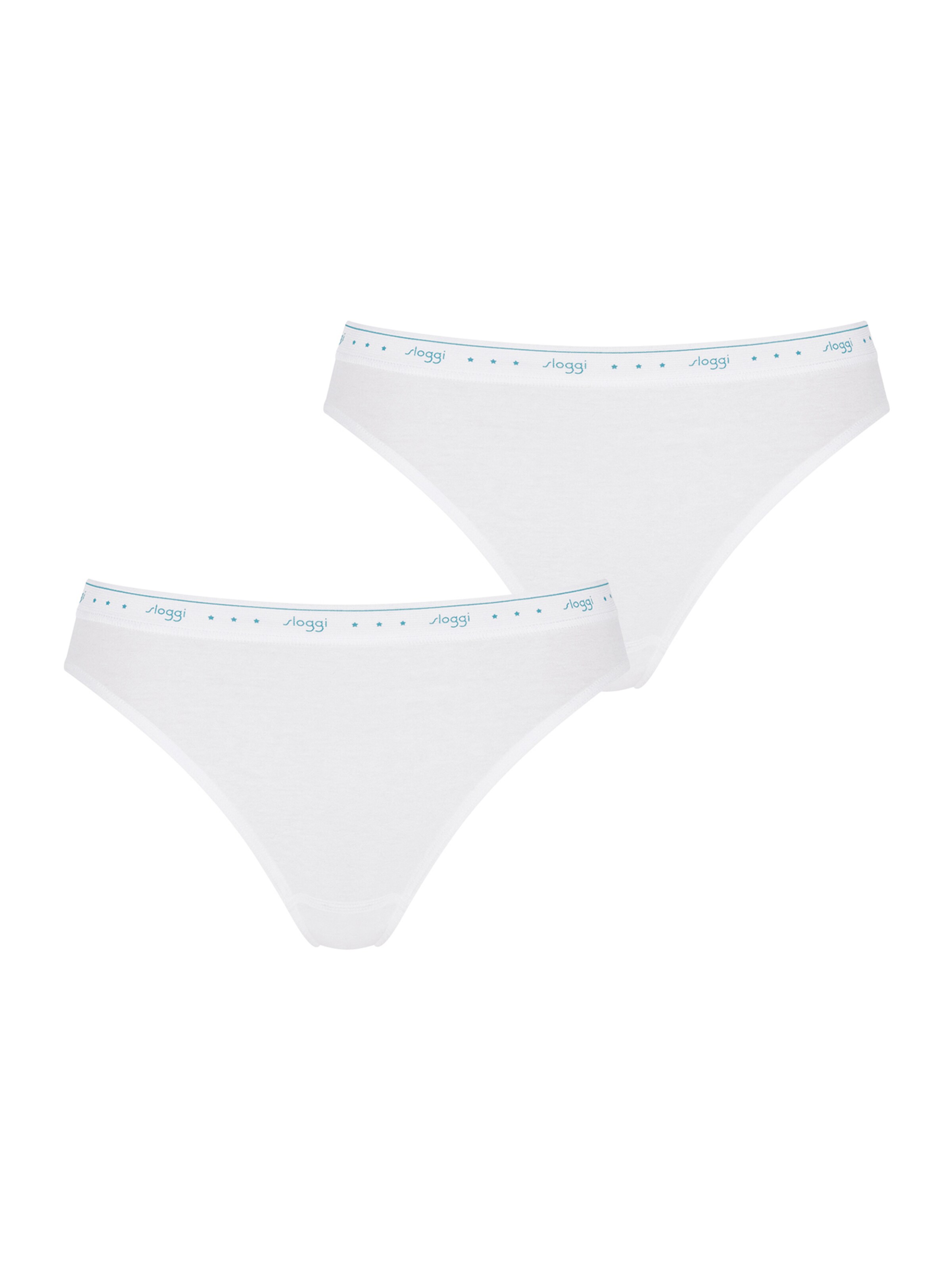 SLOGGI Slip in Weiß: Vorderseite