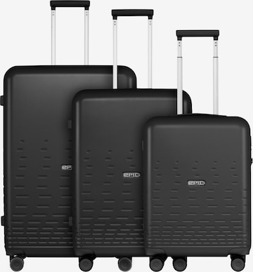 Epic Suitcase Set in Black: front