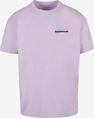 MJ Gonzales Oversized Shirt 'Wave V.1' in Purple: front