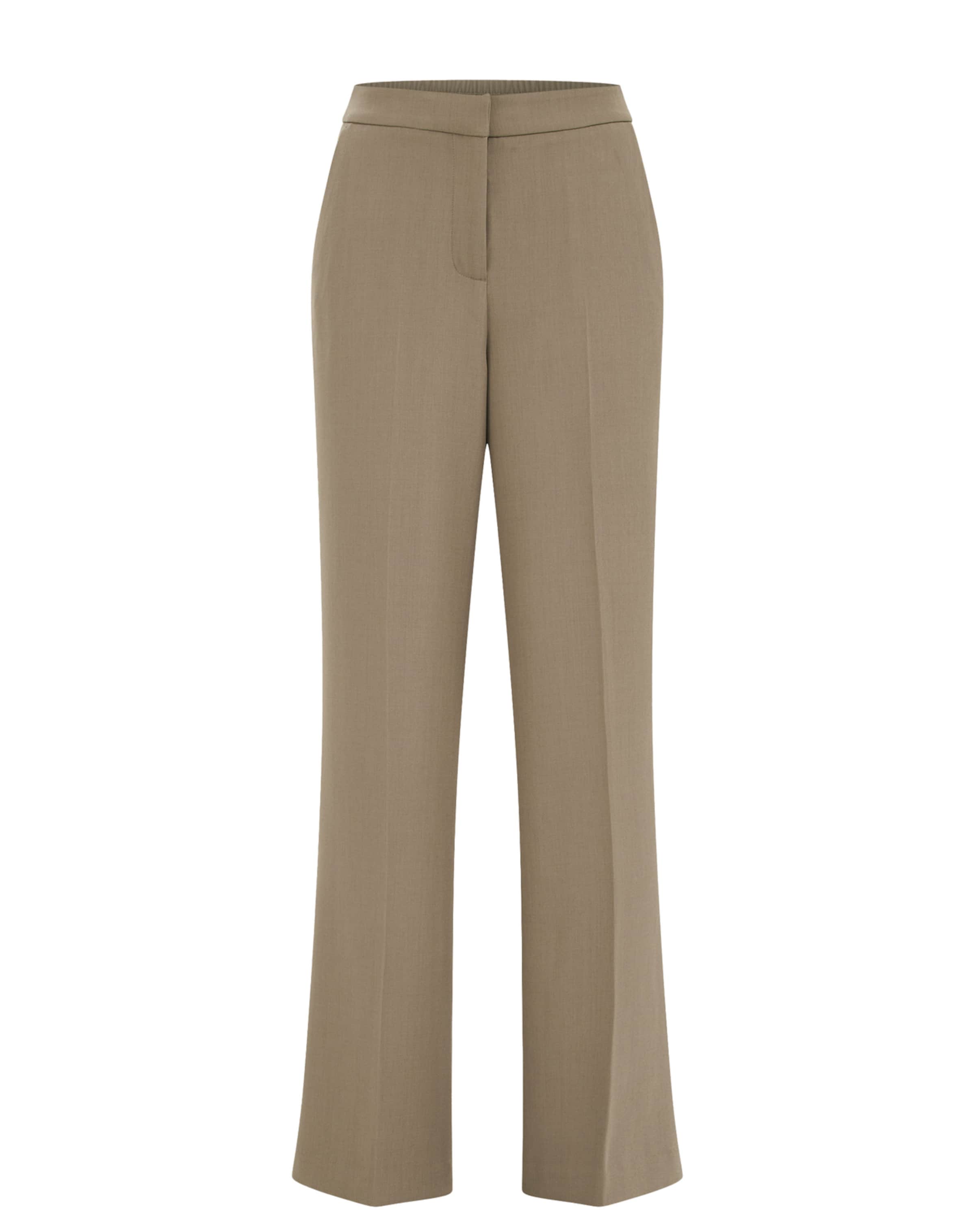 WE Fashion Trousers with creases in Taupe, Item view