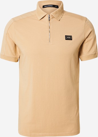 T-Shirt Karl Lagerfeld en beige : devant