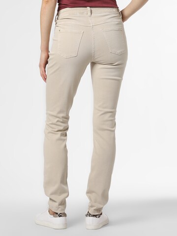 MAC Skinny Jeans 'DREAM' in Beige