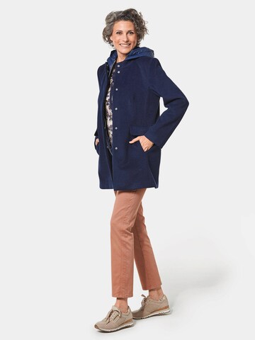 Goldner Between-Seasons Coat in Blue