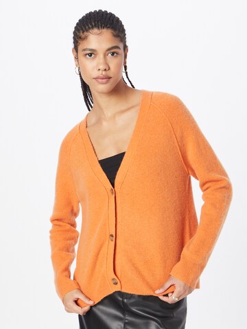 ESPRIT Gebreid vest in Oranje: voorkant