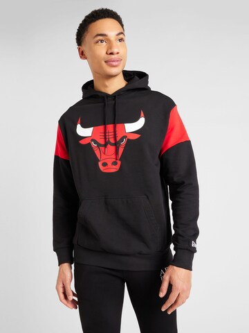 NEW ERA Sweatshirt 'NBA' in Schwarz: predná strana