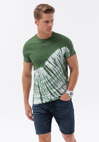 Ombre Shirt 'S1617' in Grün: predná strana