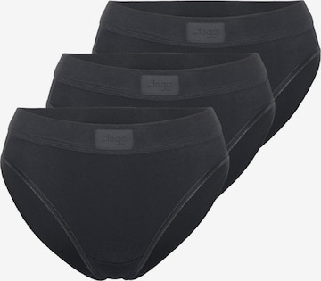 SLOGGI Slip 'Double Comfort T' in Black: front