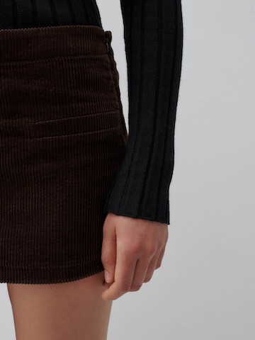 ABOUT YOU x Marie von Behrens Skirt 'Jessa' in Brown