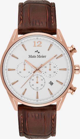 Mats Meier Analog Watch in Brown: front