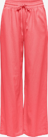 Wide Leg Pantalon 'JDYSAY' JDY en rose : devant