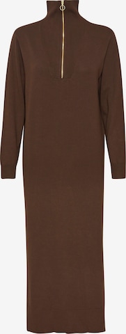 Robes en maille 'Sara' PULZ Jeans en marron : devant