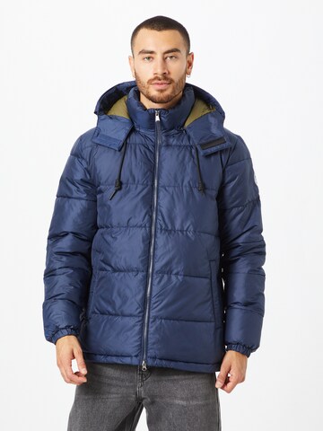 North Sails Winter Jacket 'OLDEN' in Blue: front