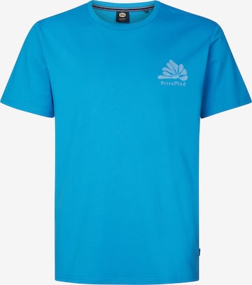 T-Shirt 'Classic' Petrol Industries en bleu : devant